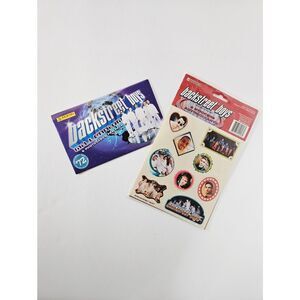 Vintage 1999 Backstreet Boys NWT Deadstock Stickers & Millennium Photocard Pack